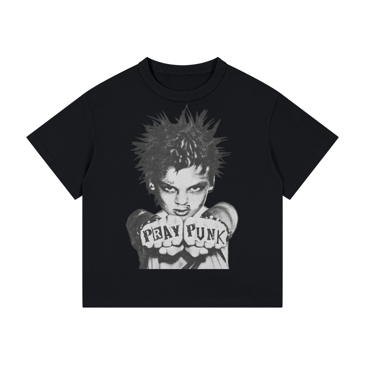 Little Rebel Pray Punk Tee