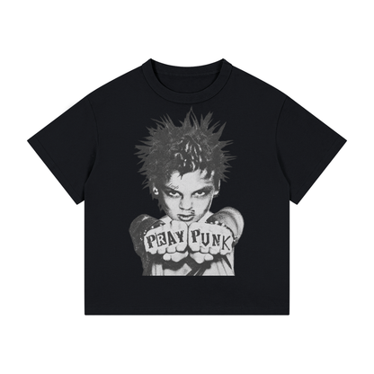 Little Rebel Pray Punk Tee