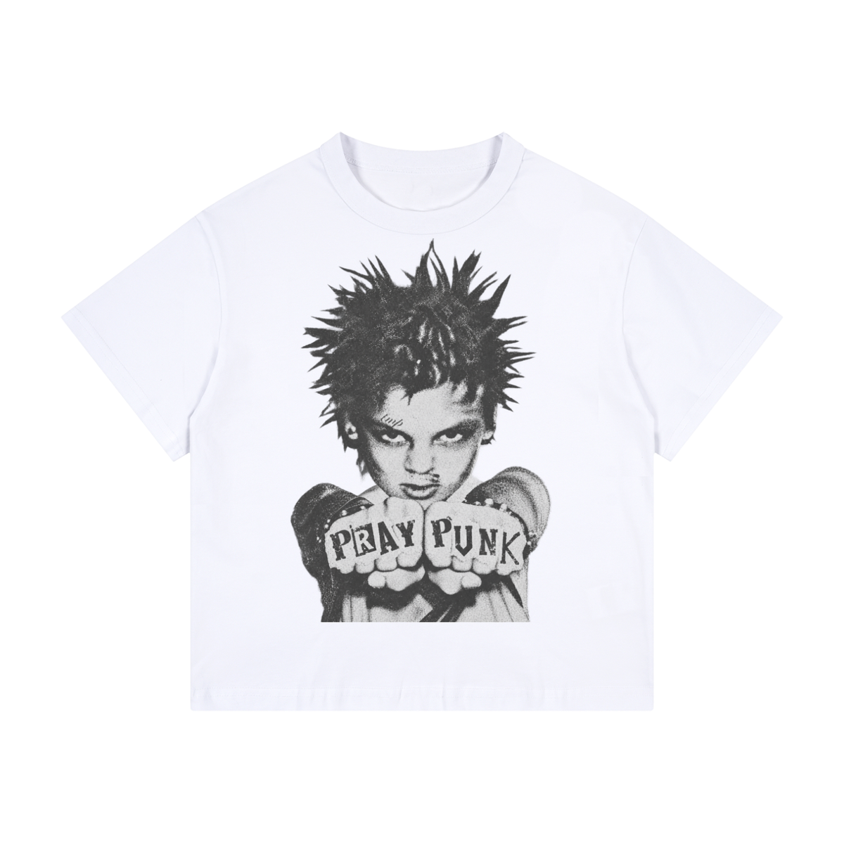 Little Rebel Pray Punk Tee