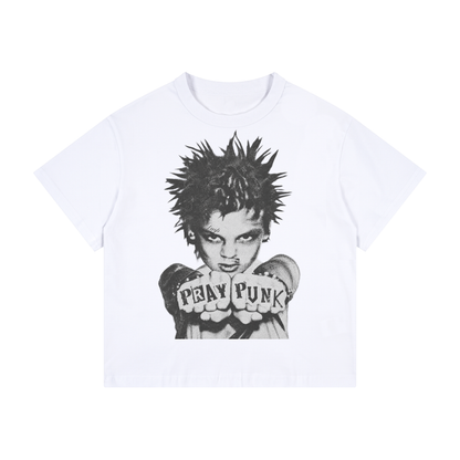 Little Rebel Pray Punk Tee